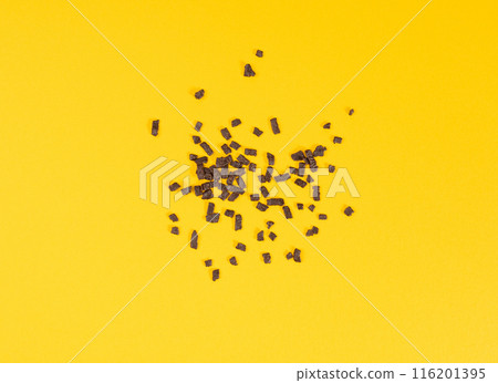 Chocolate Sprinkle Pile, Candy Sprinkles Flakes, Sweet Brown Flakes Glaze Decoration, Chocolate Vermicelli Chocolate Sprinkle Pile, Candy Sprinkles Flakes, Sweet Brown Flakes Glaze Decoration, Chocolate Vermicelli 116201395