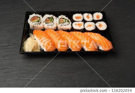 Sushi Set, Susi Rolls Lunch, Nori Maki, Nigiri Sushi Roll 116202054