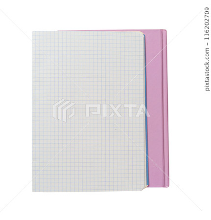 Copybook Mockup, Notebook on Office Desk with Copy Space for Text, Moleskin Template 116202709