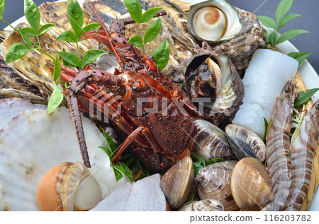 A luxurious assortment filled with the bounty of the sea and the scent of the seashore. A luxurious assortment filled with the bounty of the sea and the scent of the seashore. 116203782