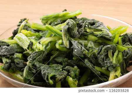 Frozen cut spinach Frozen cut spinach 116203826