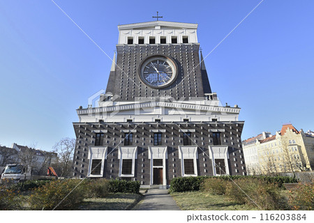 Church of the Most Sacred Heart of Our Lord, Roman Catholic church in Prague, capital of Czech Republic Church of the Most Sacred Heart of Our Lord, Roman Catholic church in Prague, capital of Czech Republic 116203884