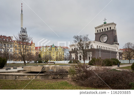 Church of the Most Sacred Heart of Our Lord, Roman Catholic church in Prague, capital of Czech Republic Church of the Most Sacred Heart of Our Lord, Roman Catholic church in Prague, capital of Czech Republic 116203885