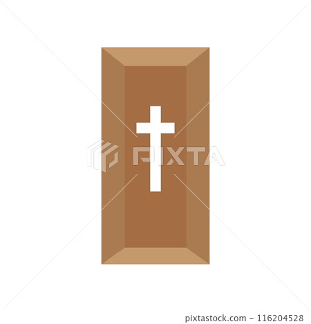 Wooden Coffin icon Wooden Coffin icon 116204528