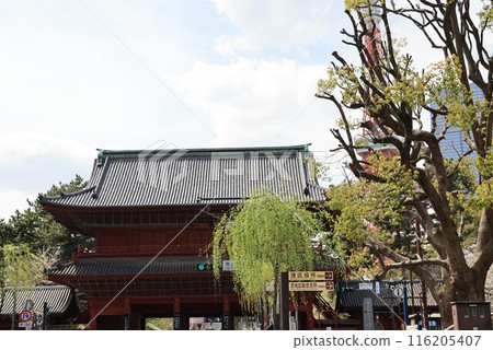 The Sangedatsumon Gate of Zojoji Temple in Shiba, Minato Ward, Tokyo 116205407