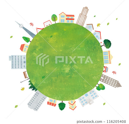 City frame with buildings and houses watercolor painting white background City frame with buildings and houses watercolor painting white background 116205408