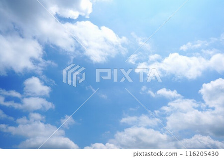 Summer blue sky and white clouds 2 Summer blue sky and white clouds 2 116205430