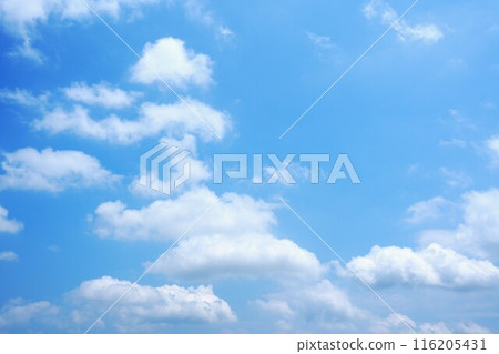 Summer blue sky and white clouds 3 Summer blue sky and white clouds 3 116205431