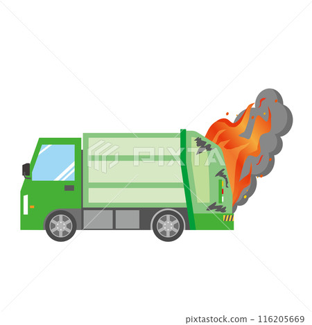 垃圾車起火 116205669