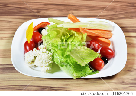Healthy eating warm salad 116205766
