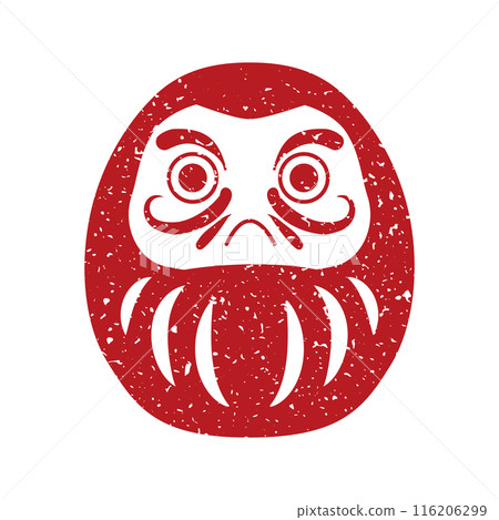 郵票風格的達摩插圖 116206299