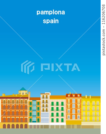 Pamplona, Plaza del Castillo, Spain Pamplona, Plaza del Castillo, Spain 116206708