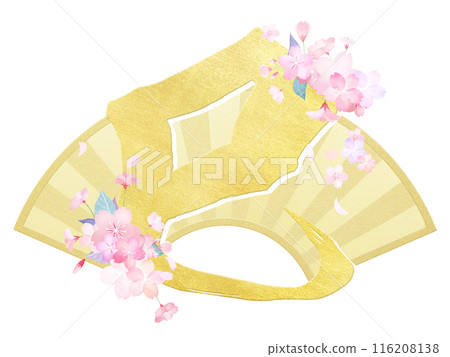 以櫻花為特色的蛇年新年賀卡材料 116208138