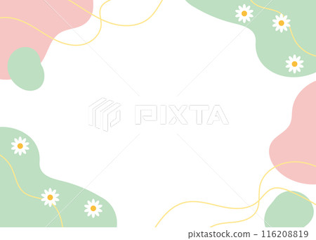 Girly floral frame Girly floral frame 116208819