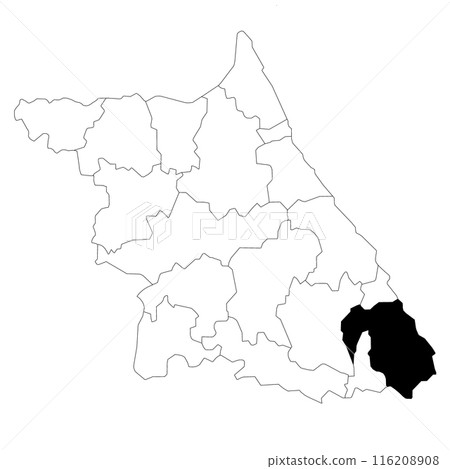 samcheok-si or samcheok city location on Gangwon-do or Gangwon Province and Republic of Korea or South Korea map. counties map of gangwon state samcheok-si or samcheok city location on Gangwon-do or Gangwon Province and Republic of Korea or South Korea map. counties map of gangwon state 116208908
