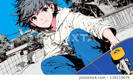 喜歡滑板的年輕人 116210676