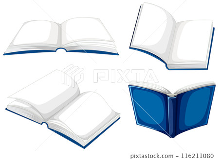 Open Books Vector Illustration Open Books Vector Illustration 116211080