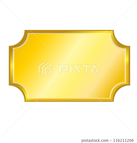 閃亮的金色銘牌 閃亮的金色銘牌 116211206