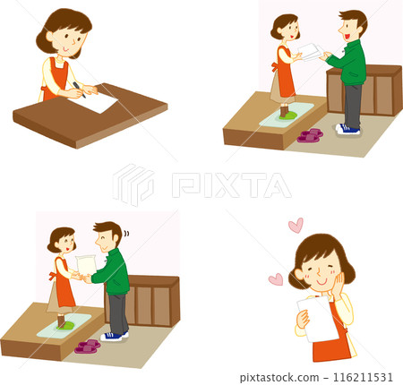 Housewife applying for delivery 116211531