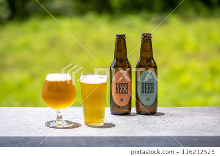 Cold, delicious craft beer Cold, delicious craft beer 116212523