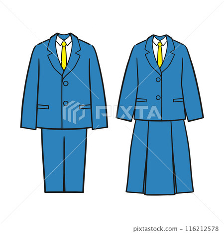 校服（西裝外套）插畫（簡單） 116212578