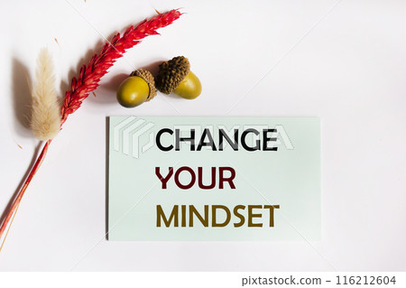 Motivational message Change your thinking text in notepad 116212604