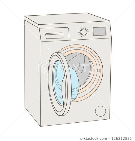 Washing Machine, Laundry, Vector 116212885