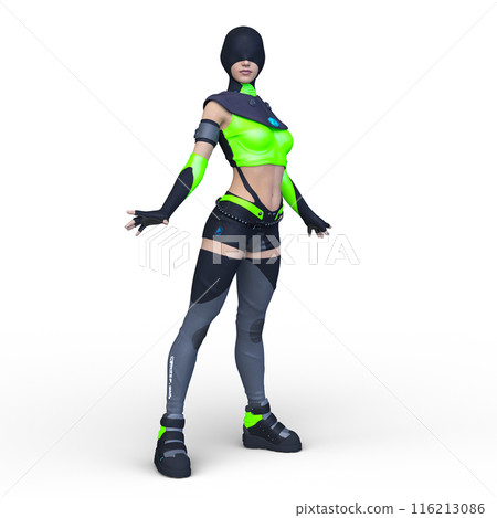 Female fighter 116213086