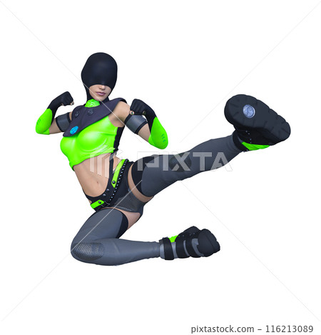 Female fighter 116213089