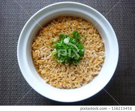 Chicken Ramen with lots of green onions Chicken Ramen with lots of green onions 116213458