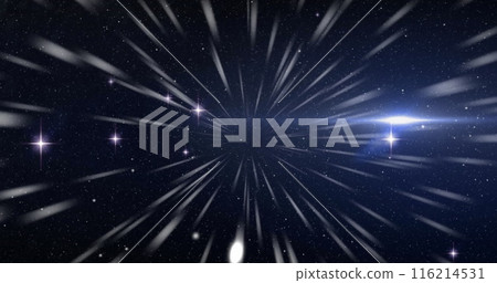 Image of white light trails moving on seamless loop 116214531
