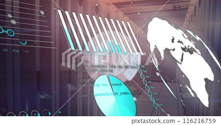 Image of data processing over computer servers 116216759