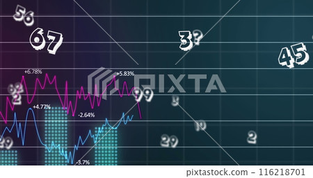 Image of financial data processing Image of financial data processing 116218701