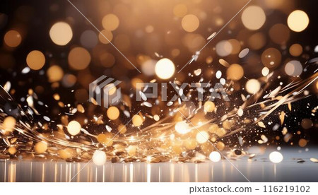 Image of golden sparks 116219102