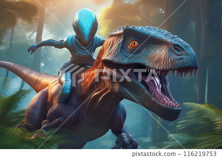 Aliens and Dinosaurs 116219753