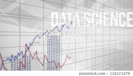 Image of financial data processing on white background Image of financial data processing on white background 116221879