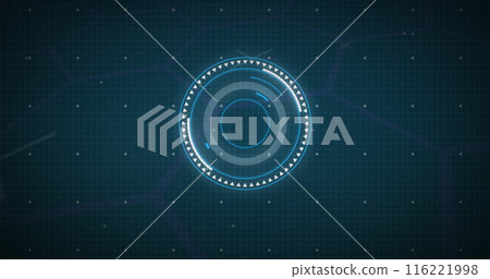 Image of data processing, scope scanning and computer circuit board 116221998