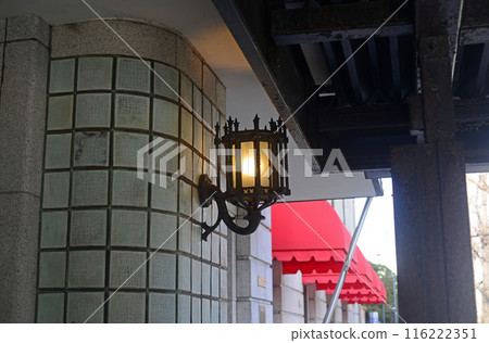Exterior lights of a stately hotel by the sea - 2 Exterior lights of a stately hotel by the sea - 2 116222351