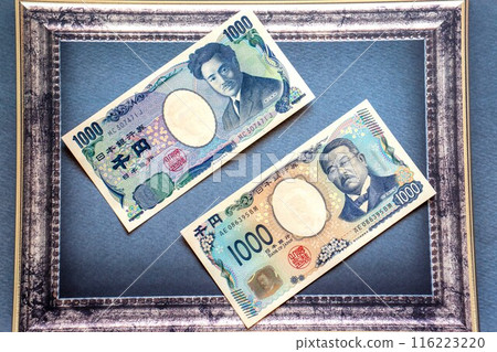 New and old banknotes New and old banknotes 116223220