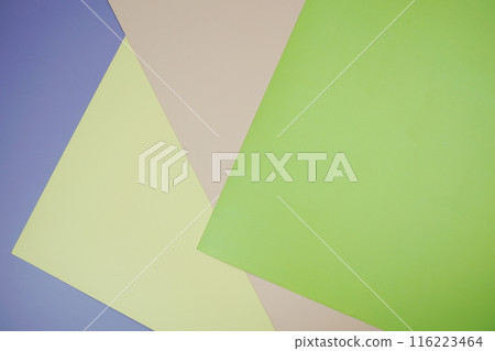 Purple, Yellow, Pink, Green pastel color geometric abstract background Purple, Yellow, Pink, Green pastel color geometric abstract background 116223464