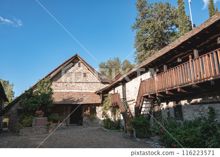 Agios Ioannis Lampadistis Monastery at Kalopanagiotis village. Nicosia District, Cyprus. 116223571