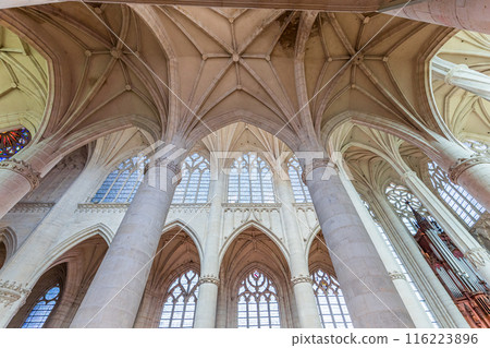 Saint-nicolas-de-port basilica, France, interiors Saint-nicolas-de-port basilica, France, interiors 116223896