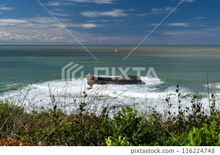 Biarritz Atlantic Ocean Coast, Plage Miramar Biarritz Atlantic Ocean Coast, Plage Miramar 116224748