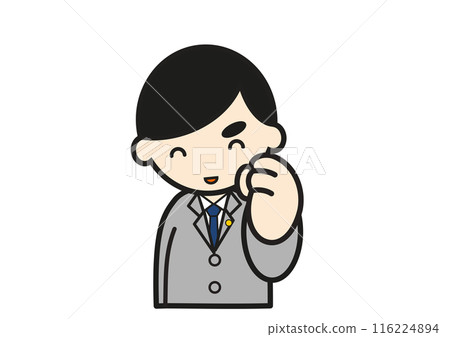 律師微笑著揮舞拳頭 律師微笑著揮舞拳頭 116224894