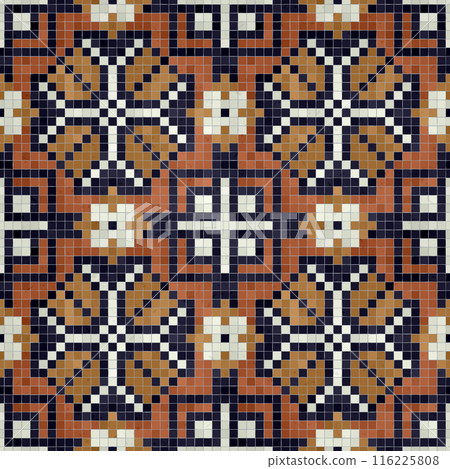 Mosaic tiles vector background 28 Mosaic tiles vector background 28 116225808