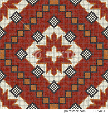 Mosaic tiles vector background 50 Mosaic tiles vector background 50 116225831