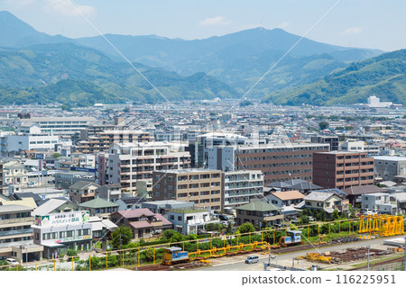 靜岡市葵區東靜岡車站及日本平週邊景觀 116225951