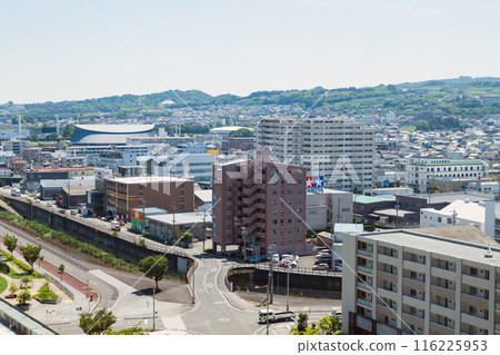 Scenery around Higashi-Shizuoka Station in Aoi Ward, Shizuoka City and Nihon-daira Scenery around Higashi-Shizuoka Station in Aoi Ward, Shizuoka City and Nihon-daira 116225953