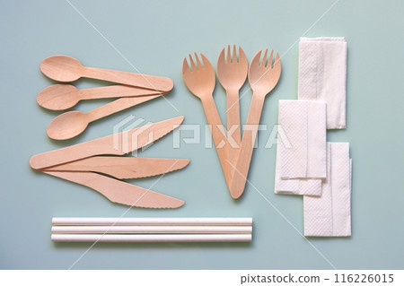 Plastic-free products (paper straws, bamboo napkins, wooden spoons, etc.) 116226015