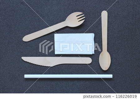 Plastic-free products (paper straws, bamboo napkins, wooden spoons, etc.) 116226019